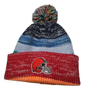 Cleveland Browns Winter Beanie Bogggin Hat Youth One Size Knit NFL NWOT